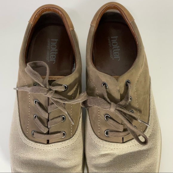 Hotter Comfort Concept Men’s Tan Brown Tie Loafers Size 9.5 Gently Used EUC. main image 11